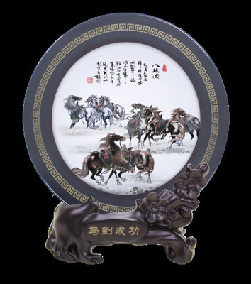 馬到成功開運(yùn)石冬瓜瓶 匠心陶瓷禮品，助力慶典會議彰顯非凡品位